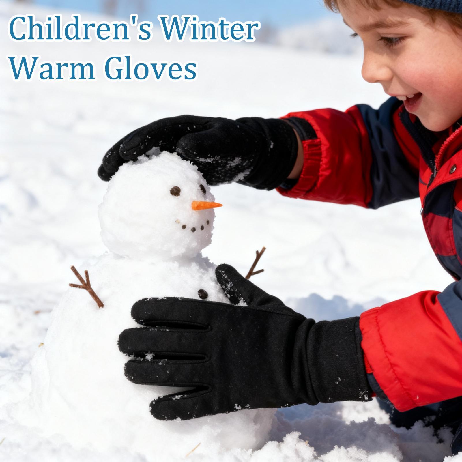 Winter Glove Insulated - قفازات الشتاء للأطفال قفازات دافئة تعمل