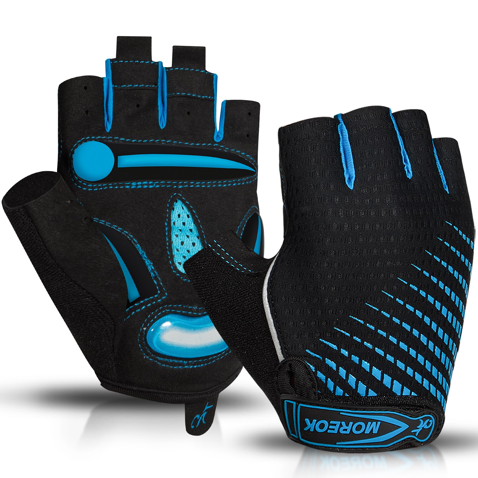 Cycling Glove Padded - قفازات دراجات جيدة التهوية ، 5