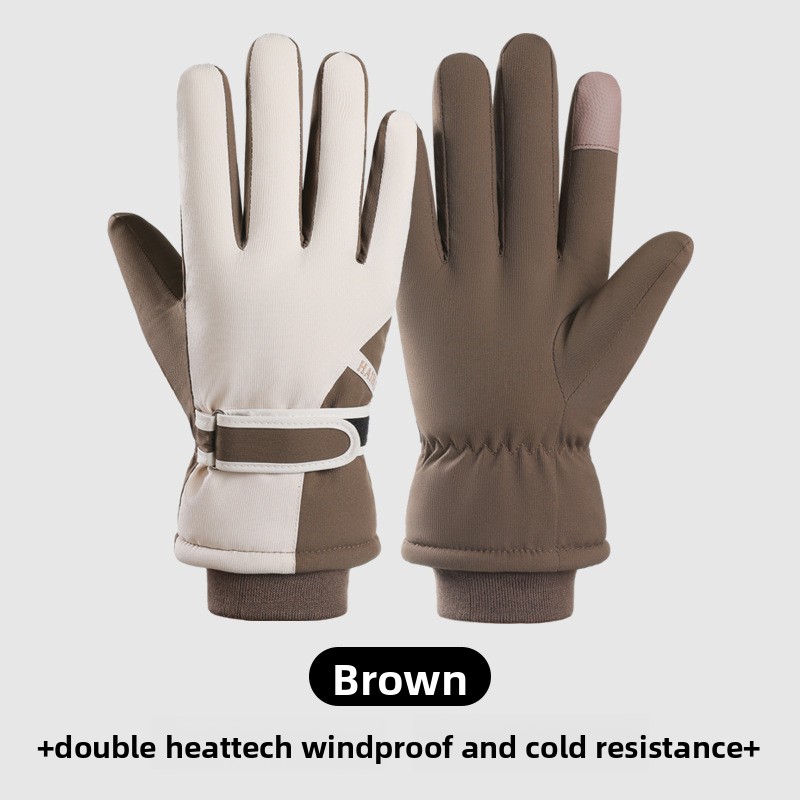 Winter Glove Insulated - قفازات مرنة معزولة مقاومة للبرد، سميكة