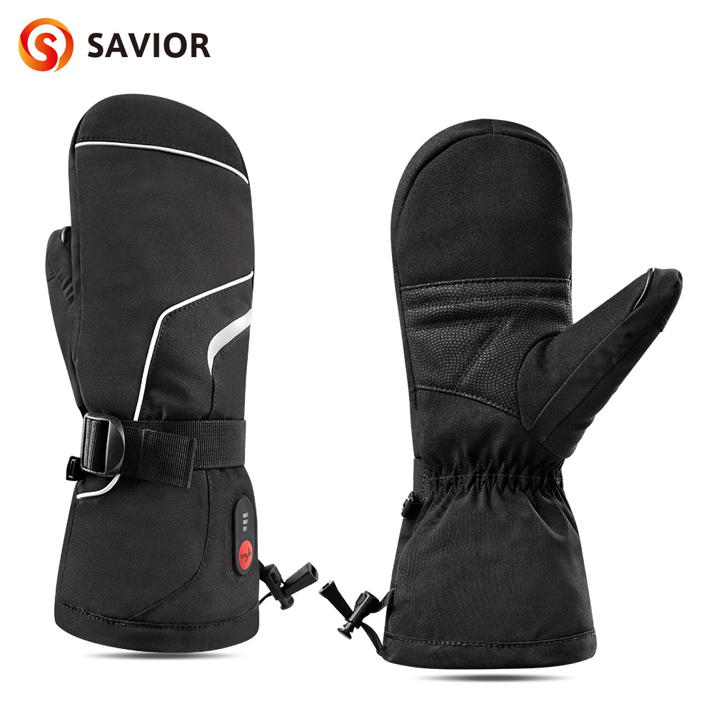 Ski Glove Waterproof - قفازات تدفئة كهربائية قطنية حرارية ،