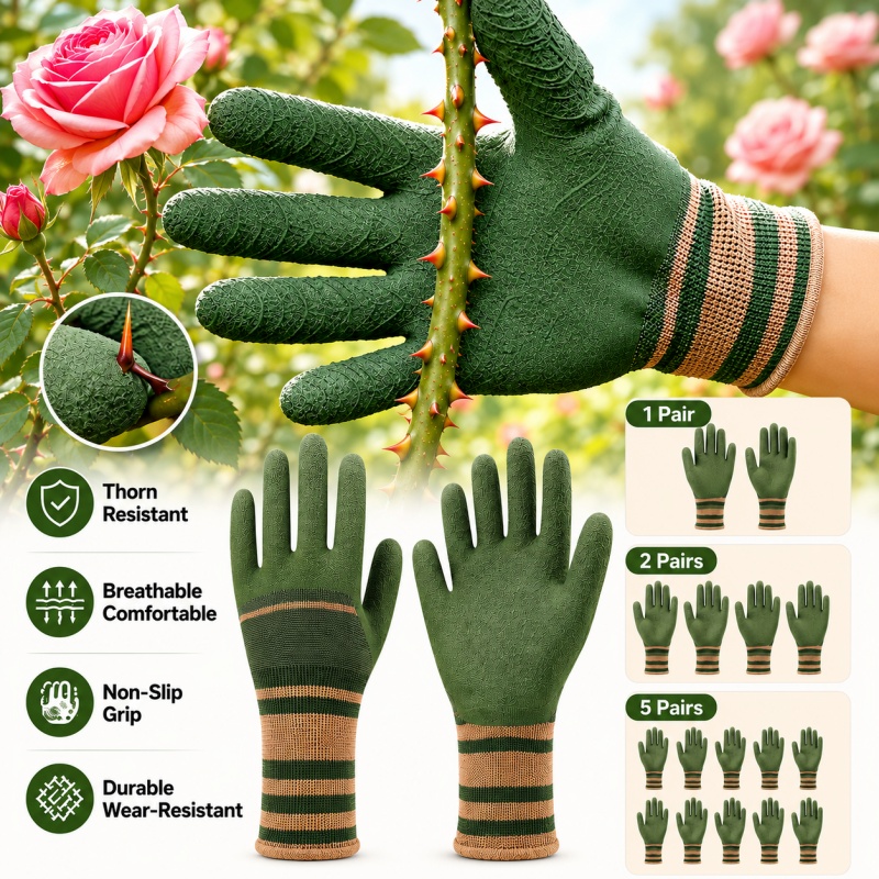 Gardening Glove Waterproof - قفازات حدائق متعددة الاستخدامات مقاومة للأشواك
