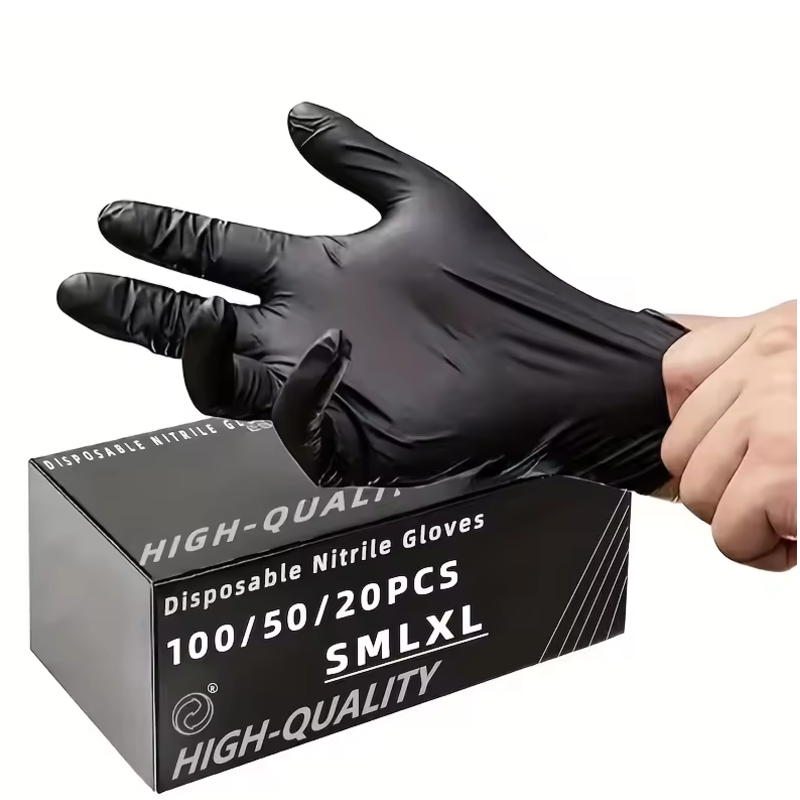 Nitrile Mechanic Glove - 100/50/20 قطعة من قفازات النتريل السميكة