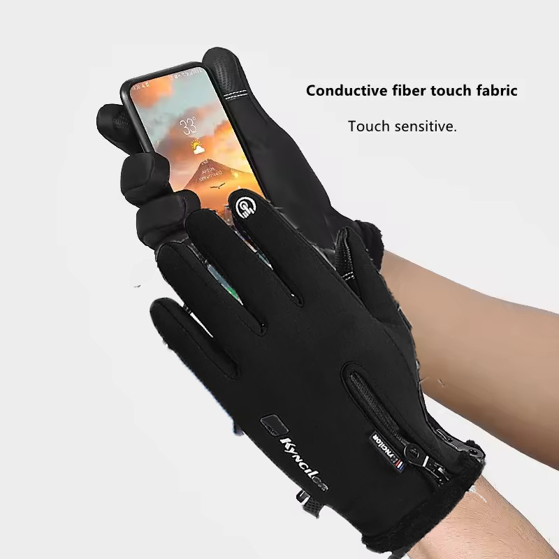 Ski Glove Waterproof - Kyncilor قفازات الدراجات النارية شتاء دافئ
