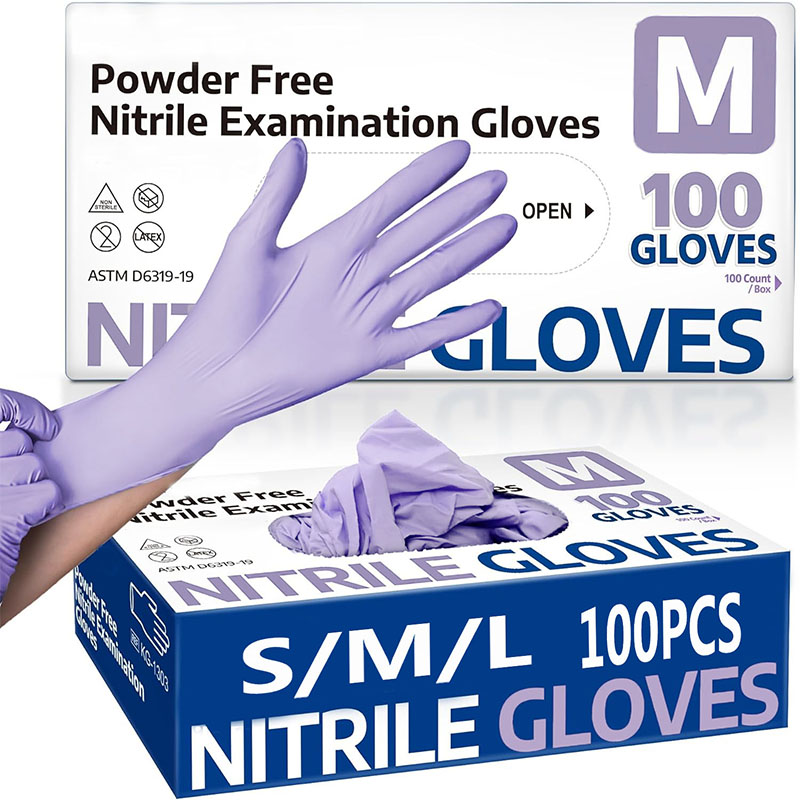10/20/50/100 قطعة قفازات النتر - مراجعة Nitrile Mechanic Glove وسعره