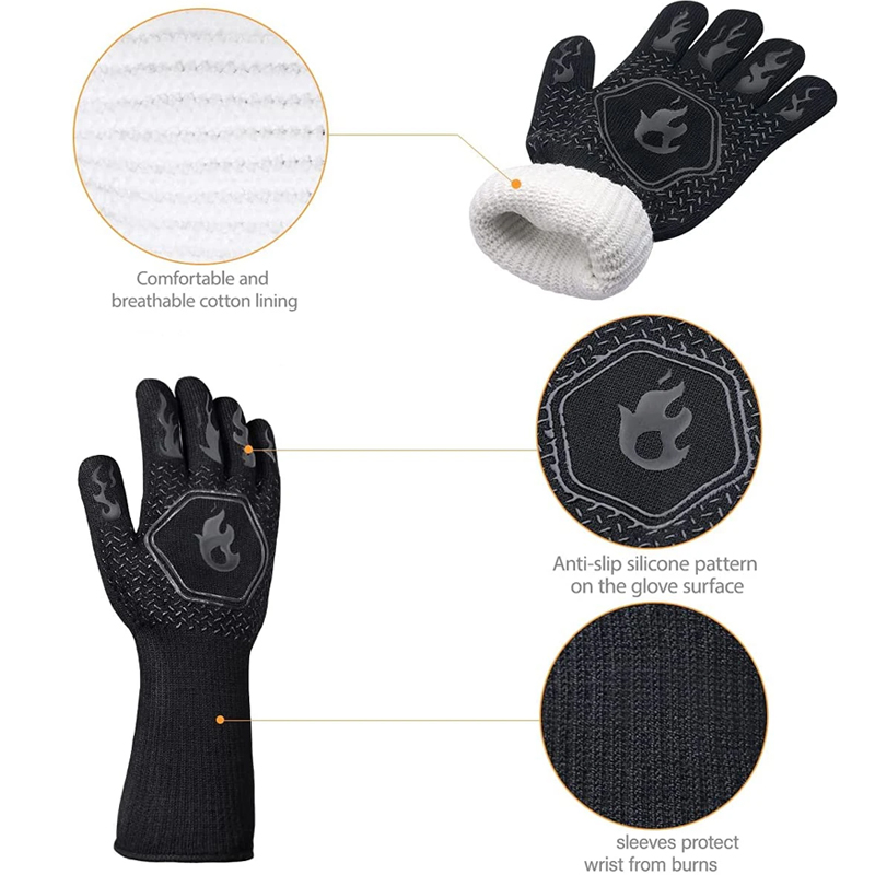 زوج واحد من قفازات الفرن، قفاز - مراجعة Oven Mitt Silicone وسعره