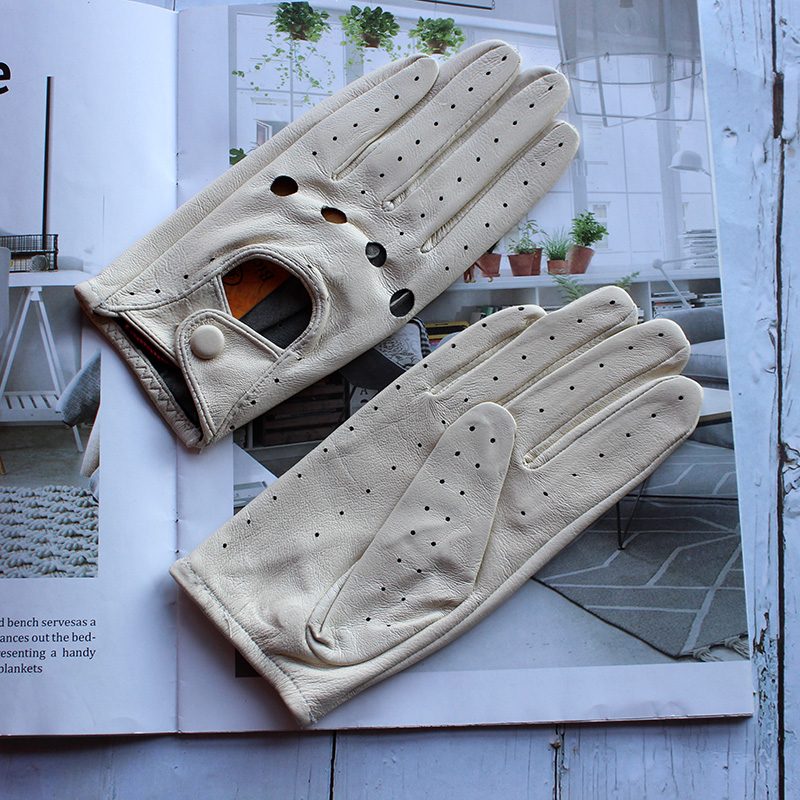قفازات نسائية صيفية جلدية كامل - مراجعة Leather Driving Glove وسعره