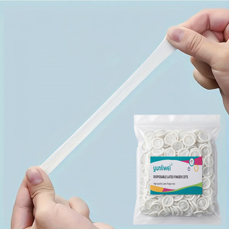 أغطية أصابع لاتكس للاستخدام مر - مراجعة Latex Disposable Glove وسعره