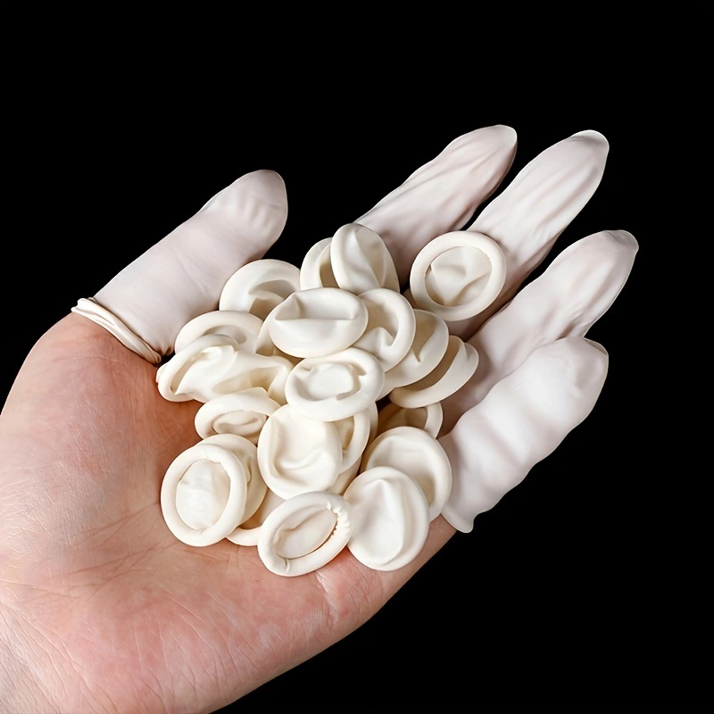 أغطية أصابع لاتكس للاستخدام مر - مراجعة Latex Disposable Glove وسعره