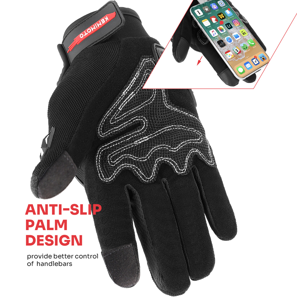 KEMITOUR الصيف دراجة نارية قفا - مراجعة Cycling Glove Padded وسعره