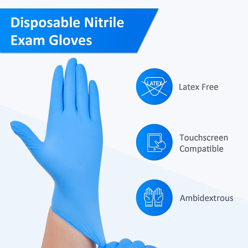 100 قطعة من قفازات النتريل الز - مراجعة Nitrile Mechanic Glove وسعره