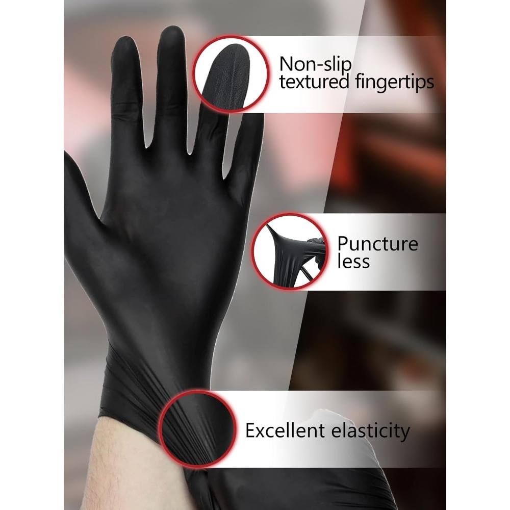 قفازات النتريل أحادية الاستخدا - مراجعة Exam Glove Nitrile وسعره