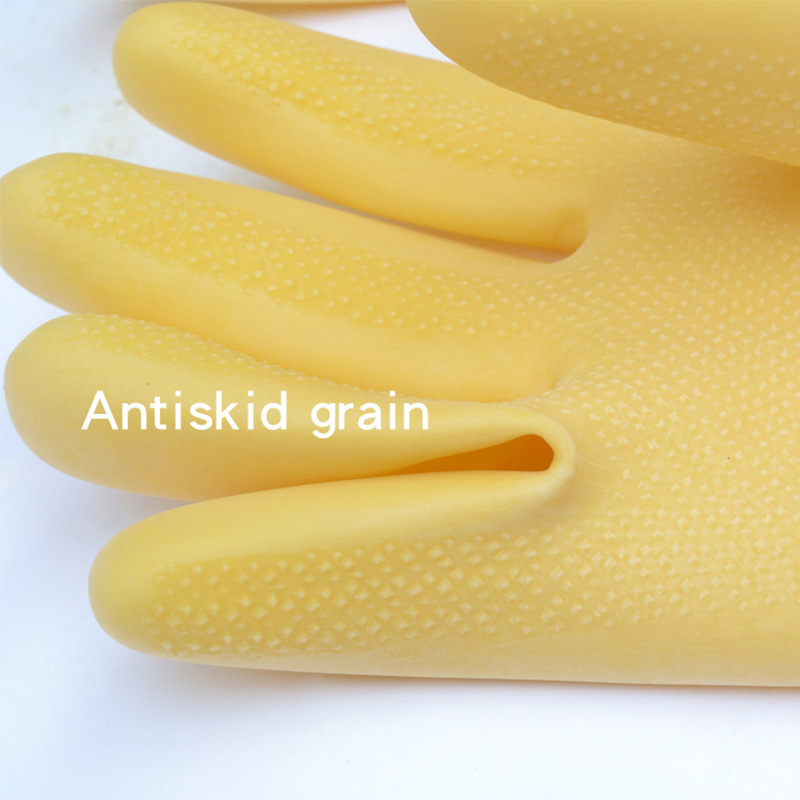 طويل المطاط سميكة اللاتكس تنظي - مراجعة Dish Glove Rubber وسعره