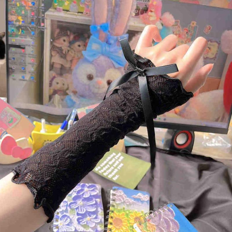 قفازات نسائية شبكية بدون أصابع - مراجعة Fingerless Glove Knit وسعره