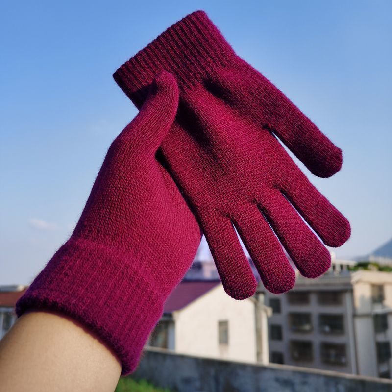 قفازات صوف محبوكة للرجال والنس - مراجعة Wool Glove Lined وسعره