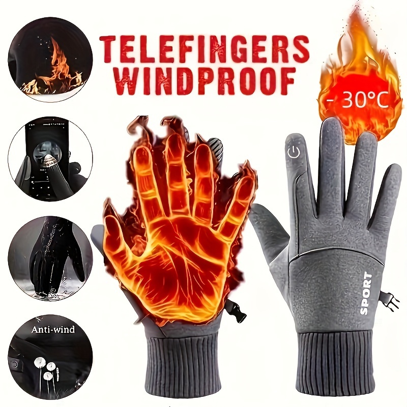 قفازات شتوية لركوب الدراجات مق - مراجعة Ski Glove Waterproof وسعره