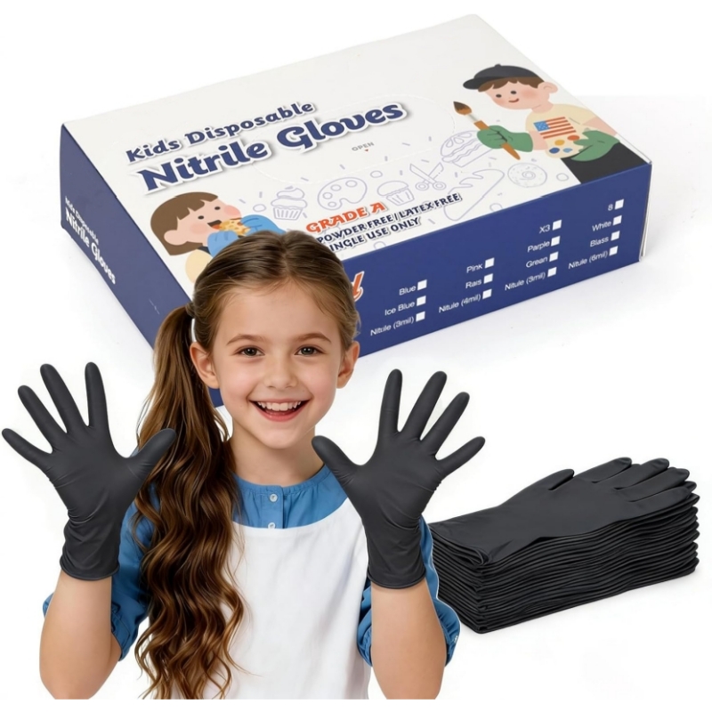 قفازات نيتريل سوداء للأطفال من - مراجعة Nitrile Mechanic Glove وسعره