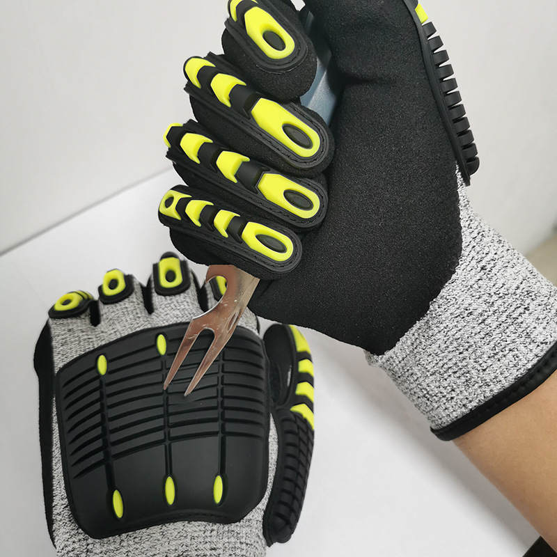 قفازات مضادة للاهتزاز مع حشوة  - مراجعة Work Glove Impact وسعره