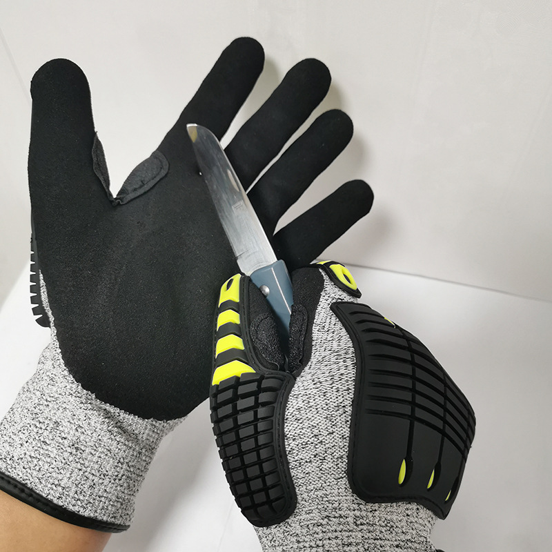 قفازات مضادة للاهتزاز مع حشوة  - مراجعة Work Glove Impact وسعره