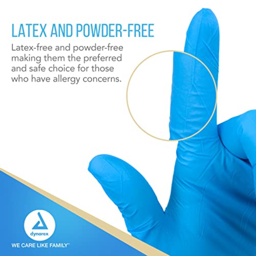 قفازات نيتريل آمنة للاستخدام م - مراجعة Exam Glove Nitrile وسعره