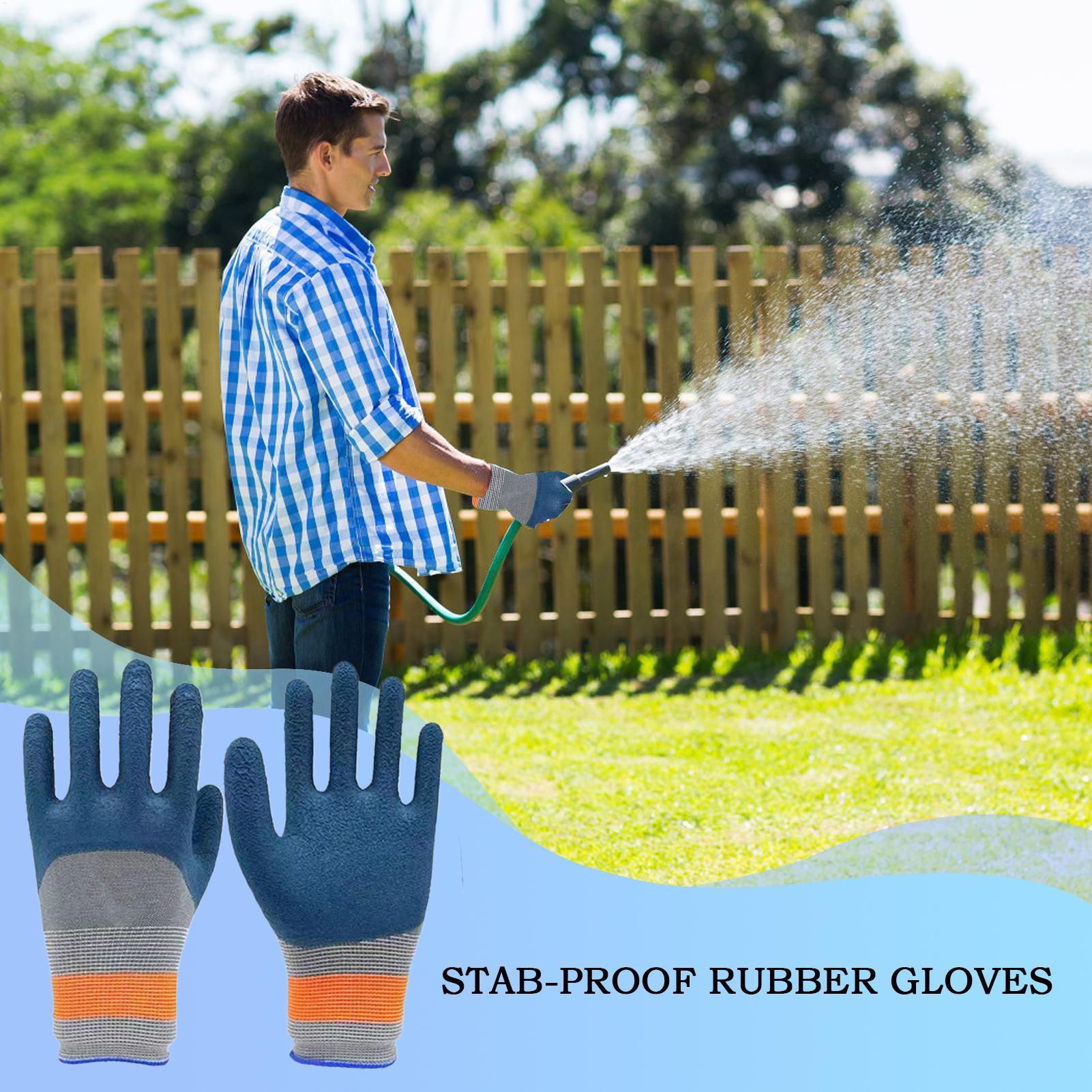 قفازات حدائق من اللاتكس مقاومة - مراجعة Gardening Glove Waterproof وسعره