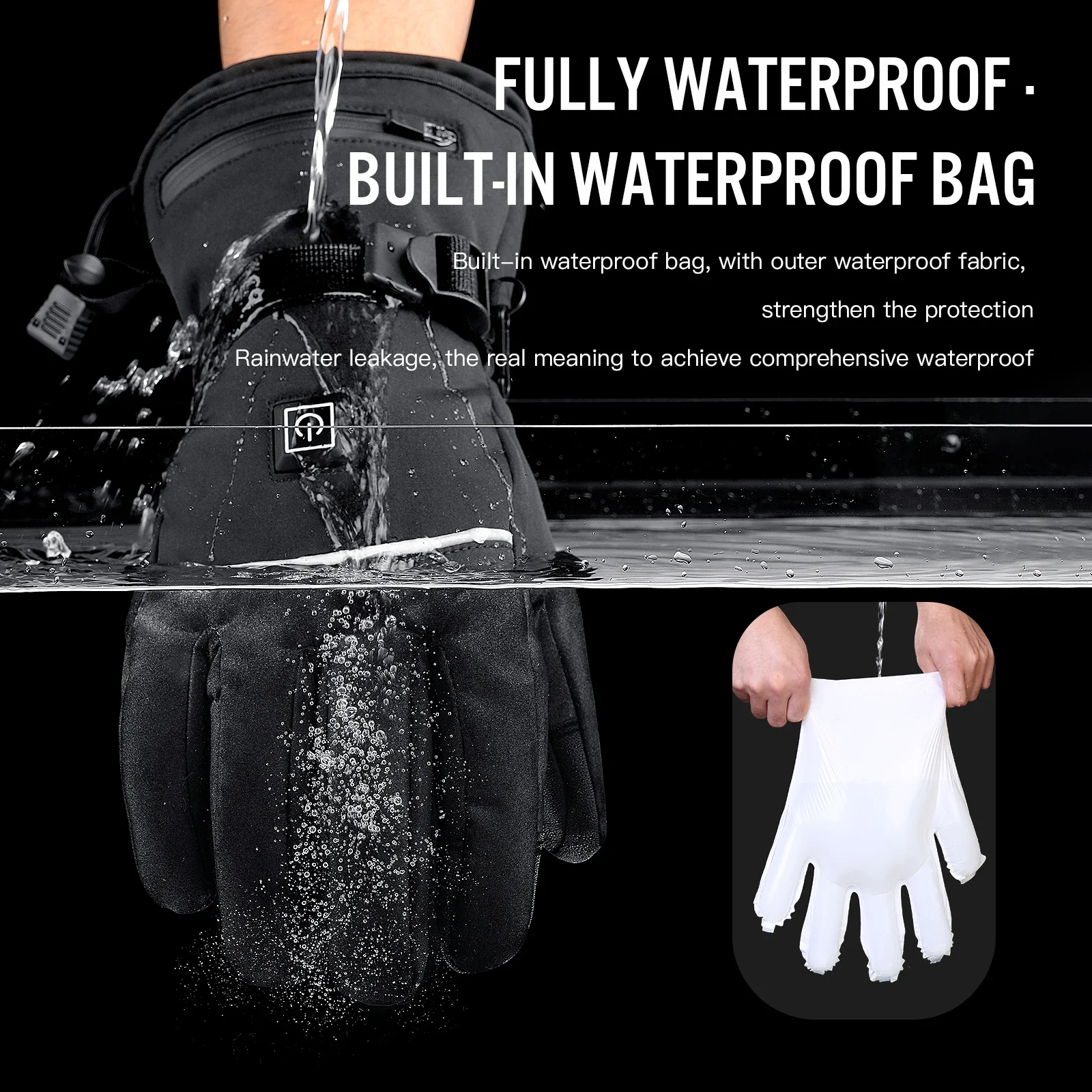 قفازات تسخين كهربائي دراجة نار - مراجعة Gardening Glove Waterproof وسعره