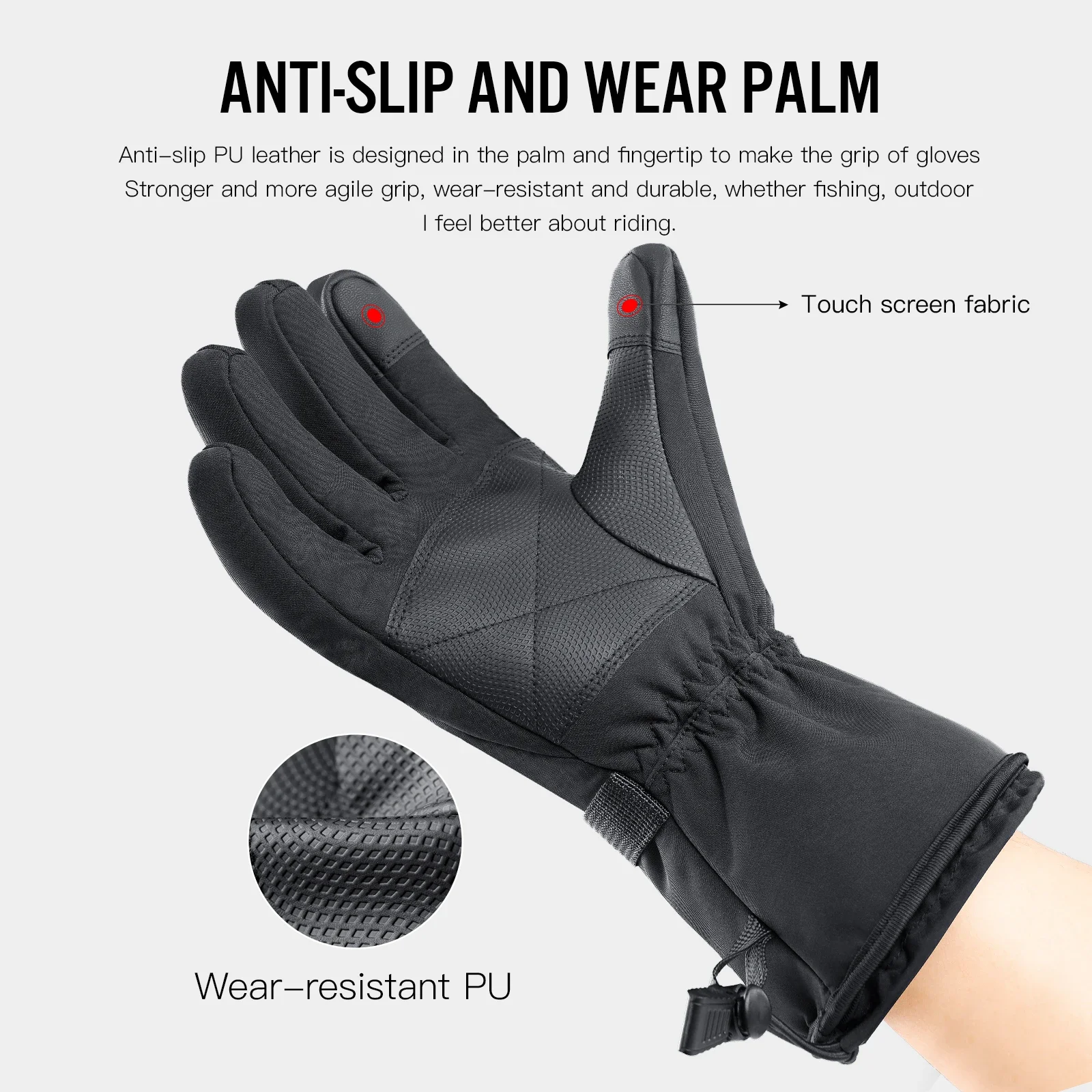 قفازات تسخين كهربائي دراجة نار - مراجعة Gardening Glove Waterproof وسعره