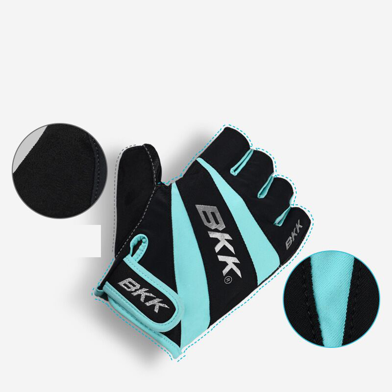 BKK قفازات الصيد نصف الاصبع لل - مراجعة Cycling Glove Padded وسعره