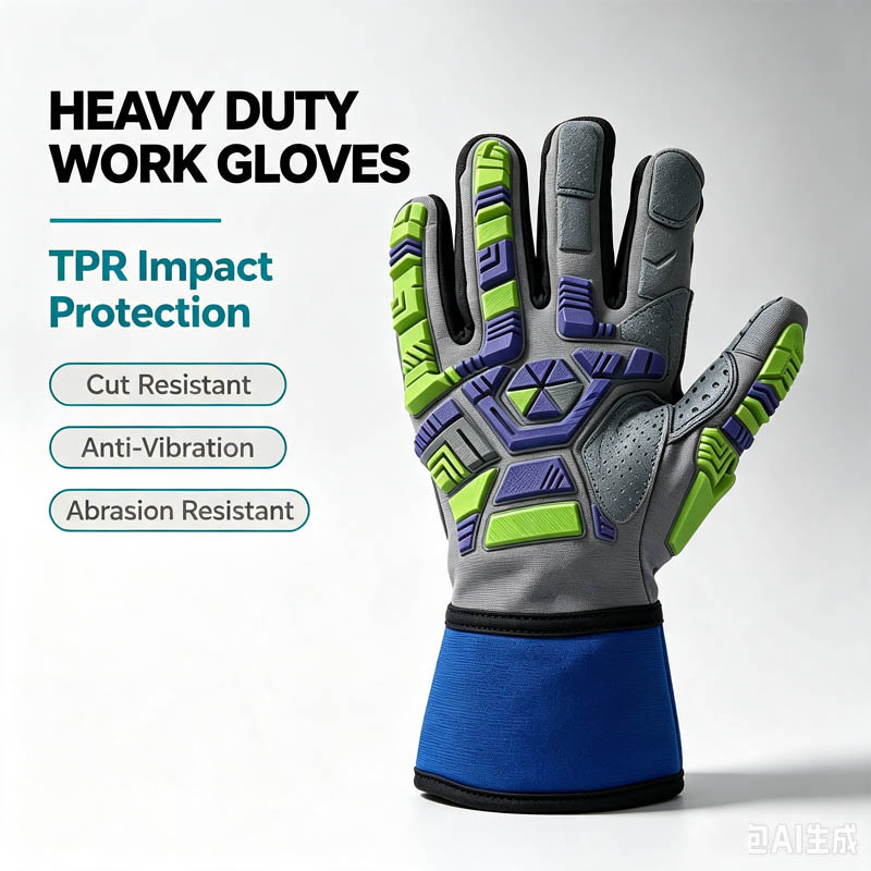 قفاز أمان للعمل عالي التحمل، م - مراجعة Work Glove Impact وسعره